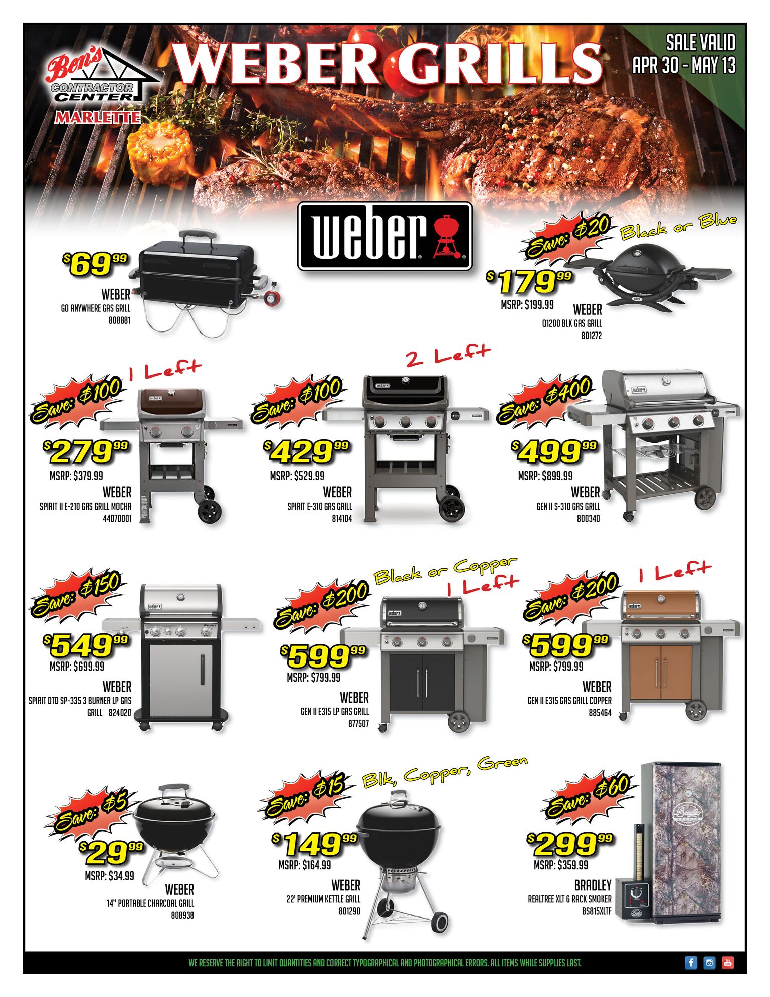 Weekly Ad Ben's Great Outdoors